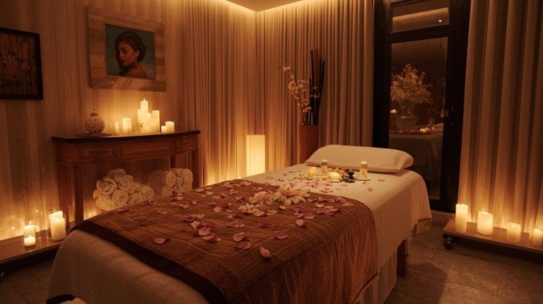 Therapist applying targeted pressure to muscle knots during trigger point therapy session